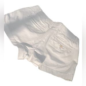 Jcrew size 6 white shorts with pockets. Excellent condition